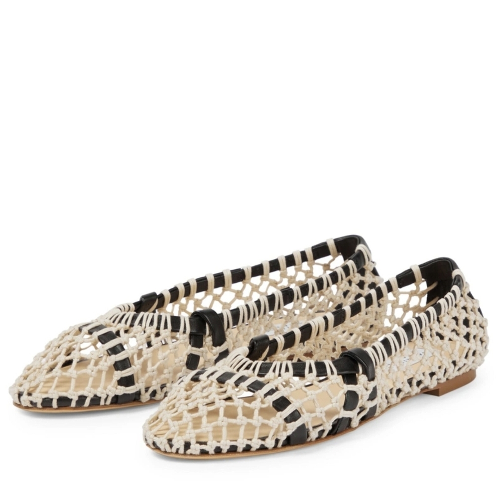 NIB Gabriela Hearst - Armar crochet ballet flats SZ 36 - RARE